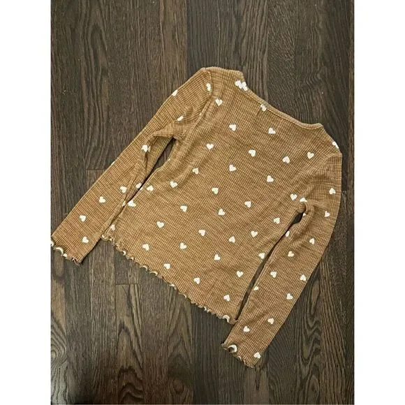 NEW OLD NAVY Girls M(8) Cozy Rib-Knit Long-Sleeve Printed Top BUY 2 GET 1 FREE - Picture 4 of 5